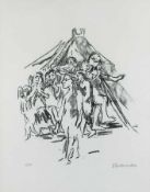 Oskar Kokoschka 1886 Pöchlarn - 1980 Montreux Szene aus der Ilias Lithografie auf Papier; H 307
