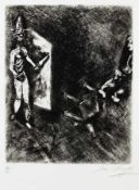 Marc Chagall 1887 Witebsk - 1985 Paul de Vence Le mort et le malheureux Radierung auf Papier; H