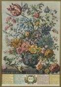 Nach Peter Casteels Holländischer Maler des 18. Jh. May/June (aus "Twelve Months of Flowers") 2