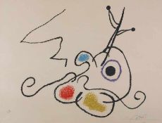 Joan Miro 1893 Barcelona - 1983 Palma de Mallorca Katalanischer Maler, Grafiker und Bildhauer.