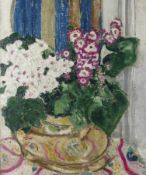 Herbert Rolf Schlegel 1889 Breslau - 1972 Stilleben mit Blumen Öl auf Lwd; H 60 cm, B 49,5 cm;