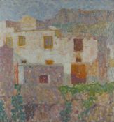 Walter Ophey 1882 Eupen - 1930 Düsseldorf Gasse in Positano Öl auf Lwd; H 69,5 cm, B 64 cm; signiert