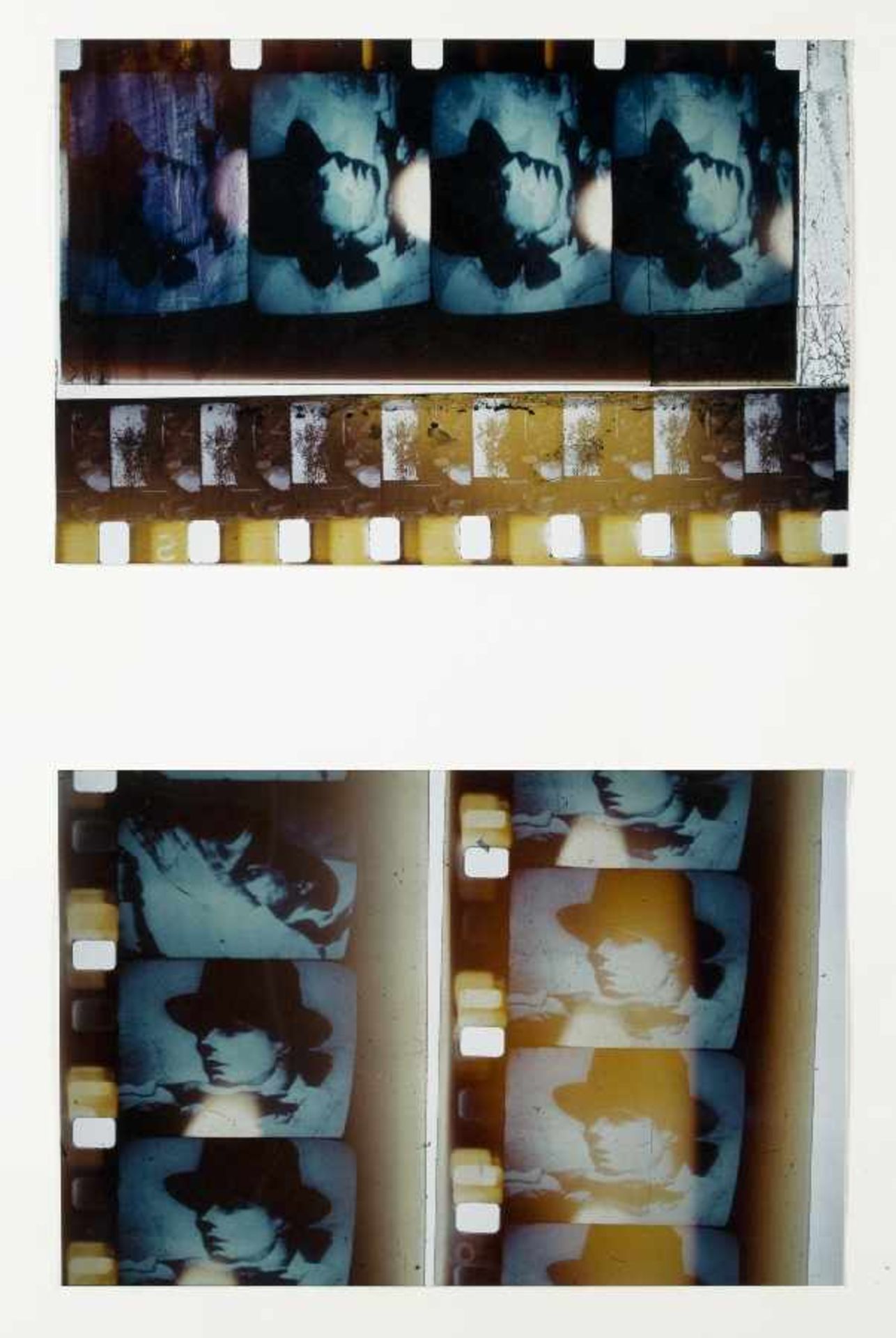 Düsseldorfer Fotograf 2. Hälfte 20. Jh. Beuys on TV 2 Fotografien; H je 200 mm, B je 302 mm