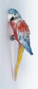 Italien, 20. Jh. Ara Fayence, farbig glasiert; H 42,5 cm; bezeichnet "Made in Italy" Italy, 20th