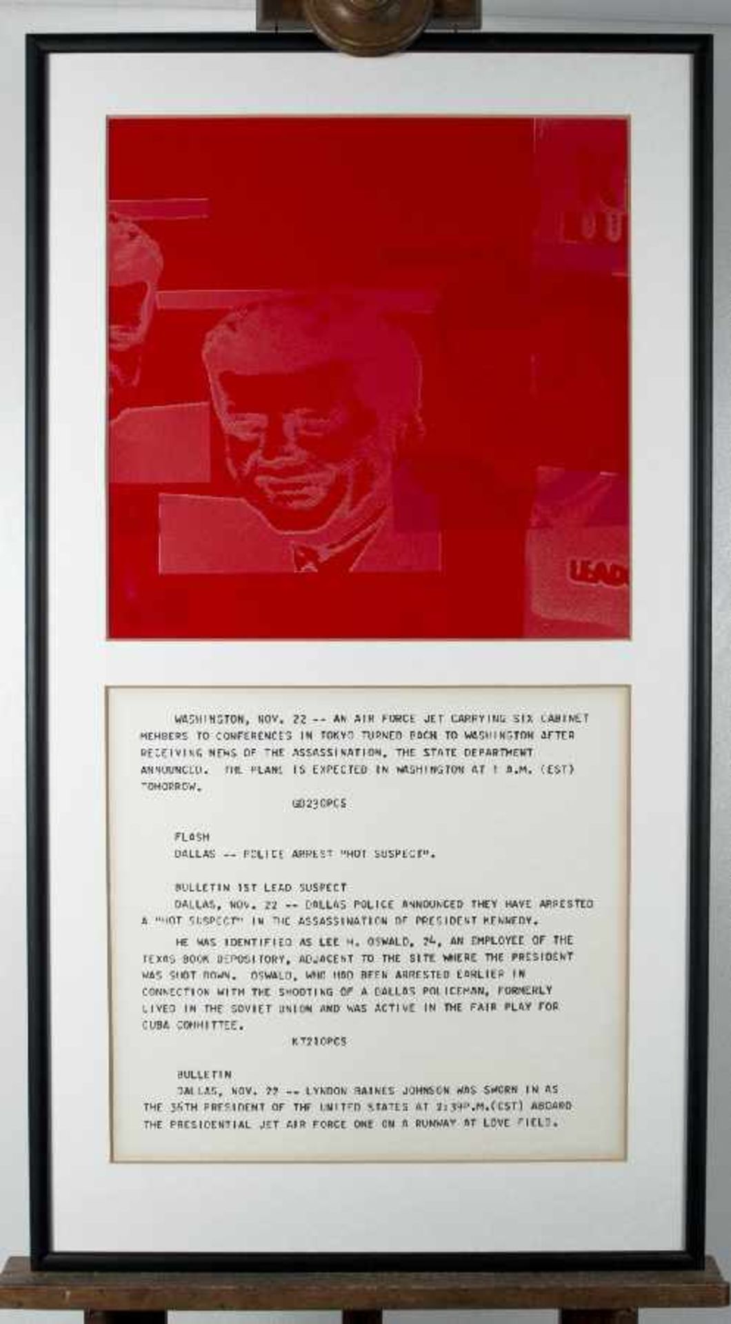 Andy Warhol 1928 Pittsburgh - 1987 New York Kennedy aus der Mappe Flash-November 22 Siebdruck und - Bild 2 aus 4