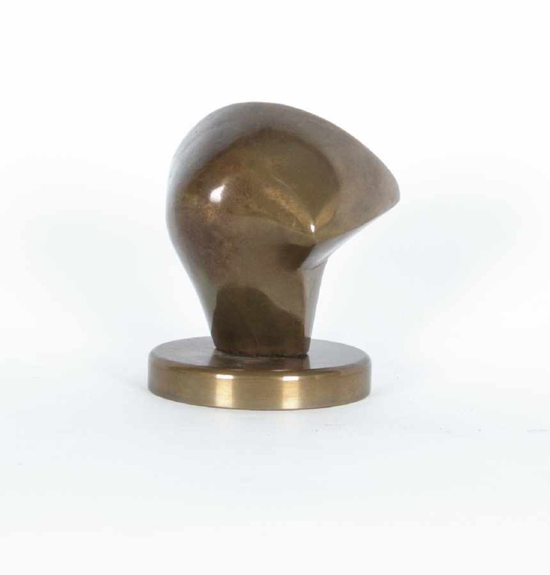 Bildhauer Mitte des 20. Jh. Ohne Titel Bronze; H 11,5 cm, B 10 cm; datiert unten "2/6/88" Sculptor