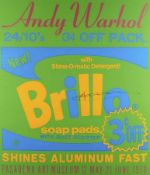 Andy Warhol 1928 Pittsburgh - 1987 New York Brillo Farbsiebdruck auf Papier; Plakat zur