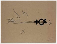 Antoni Tapies 1923 Barcelona - 2012 Gilt als der wichtigste spanische Maler und Grafiker des