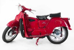 Moto GuzziGalletto 192.a.eMotorrad, 1962; Motor: 192 ccm, 7,5 PS, 4 Ganggetriebe; 63386 Km