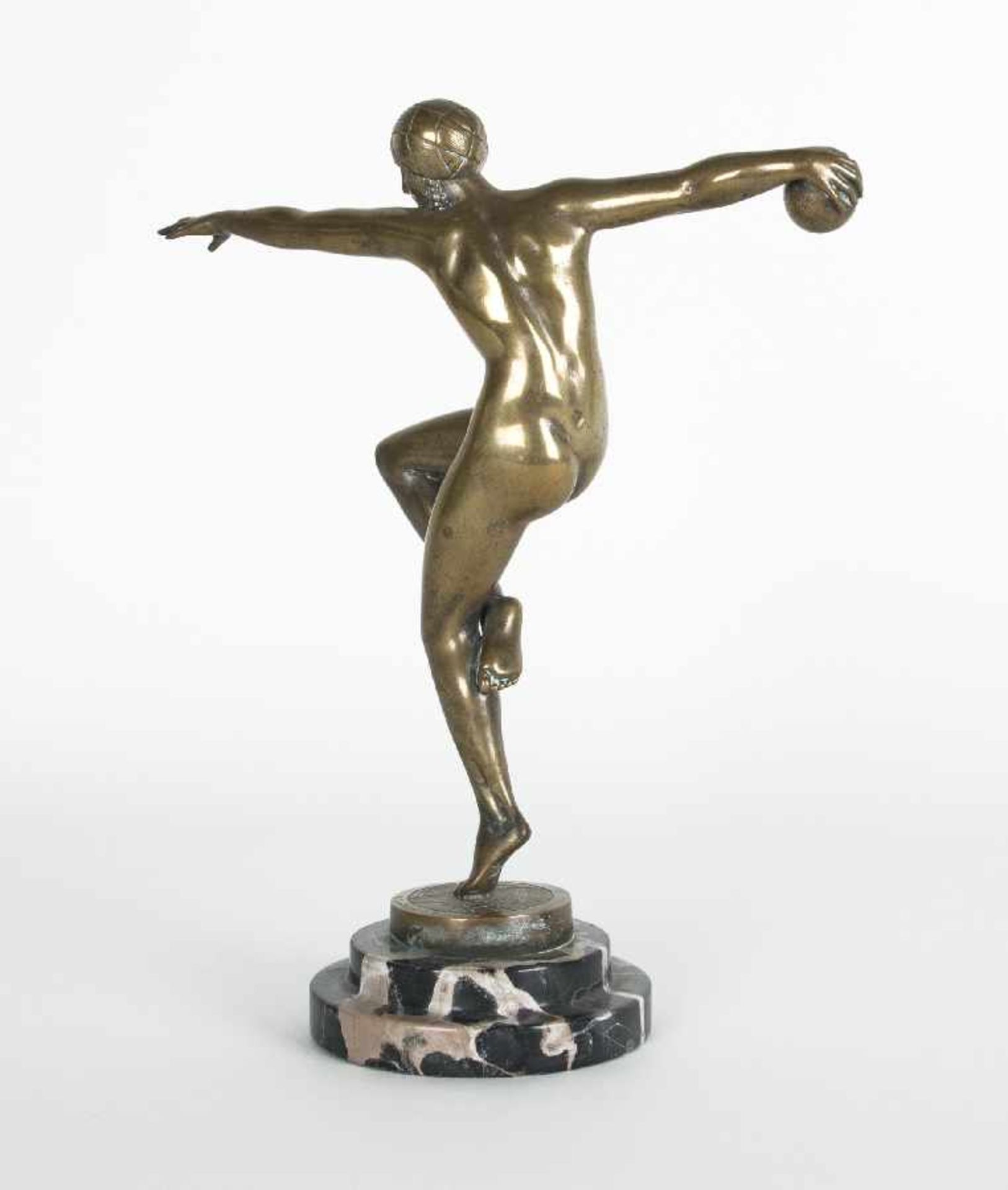 Maurice Guiraud-Riviere1881 - 1947Tänzerin mit BallBronze; H 22 cm; bezeichnet "M. Guiraud - Bild 3 aus 4