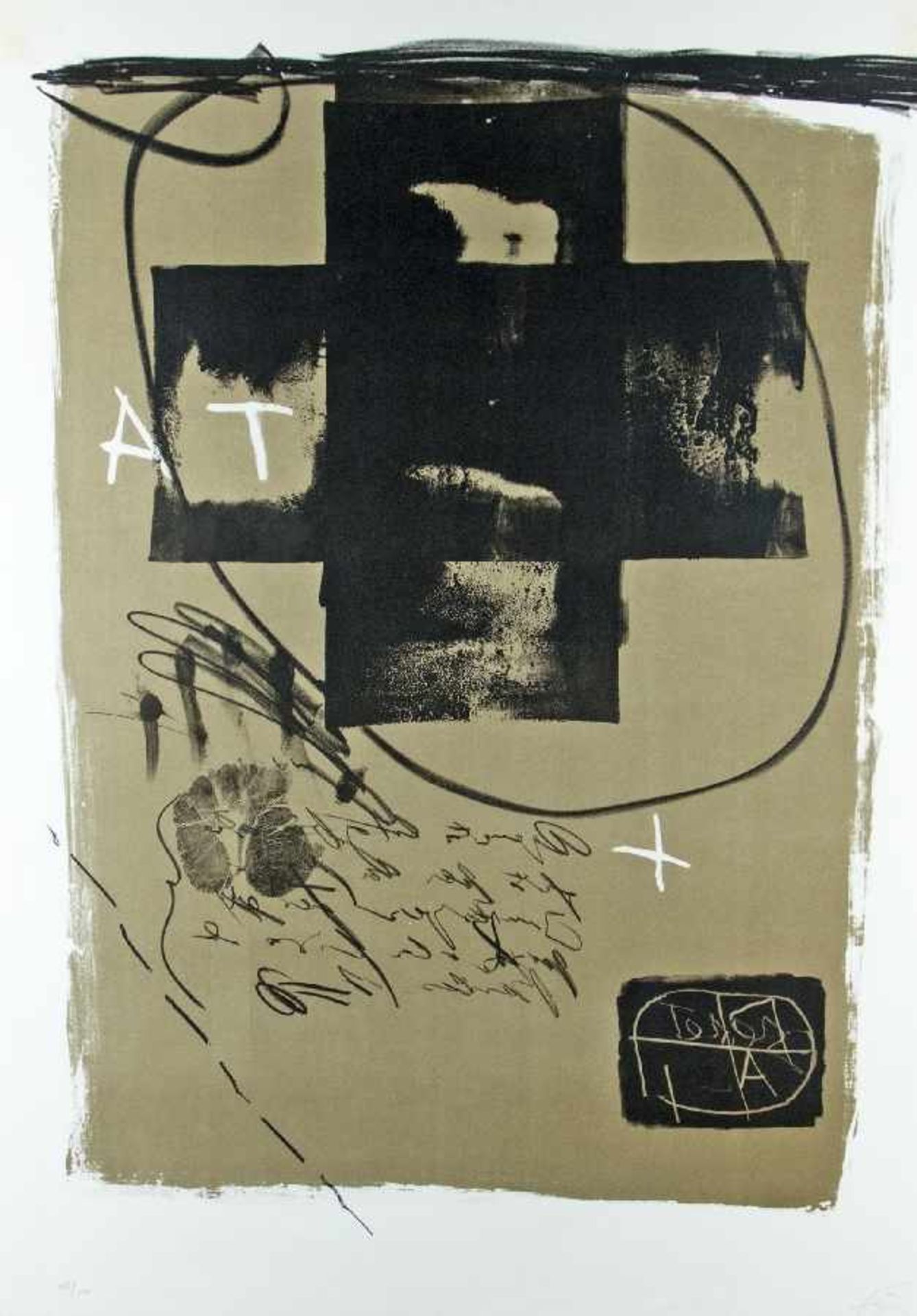 Antoni Tapies1923 Barcelona - 2012Gilt als der wichtigste spanische Maler und Grafiker des Informel;