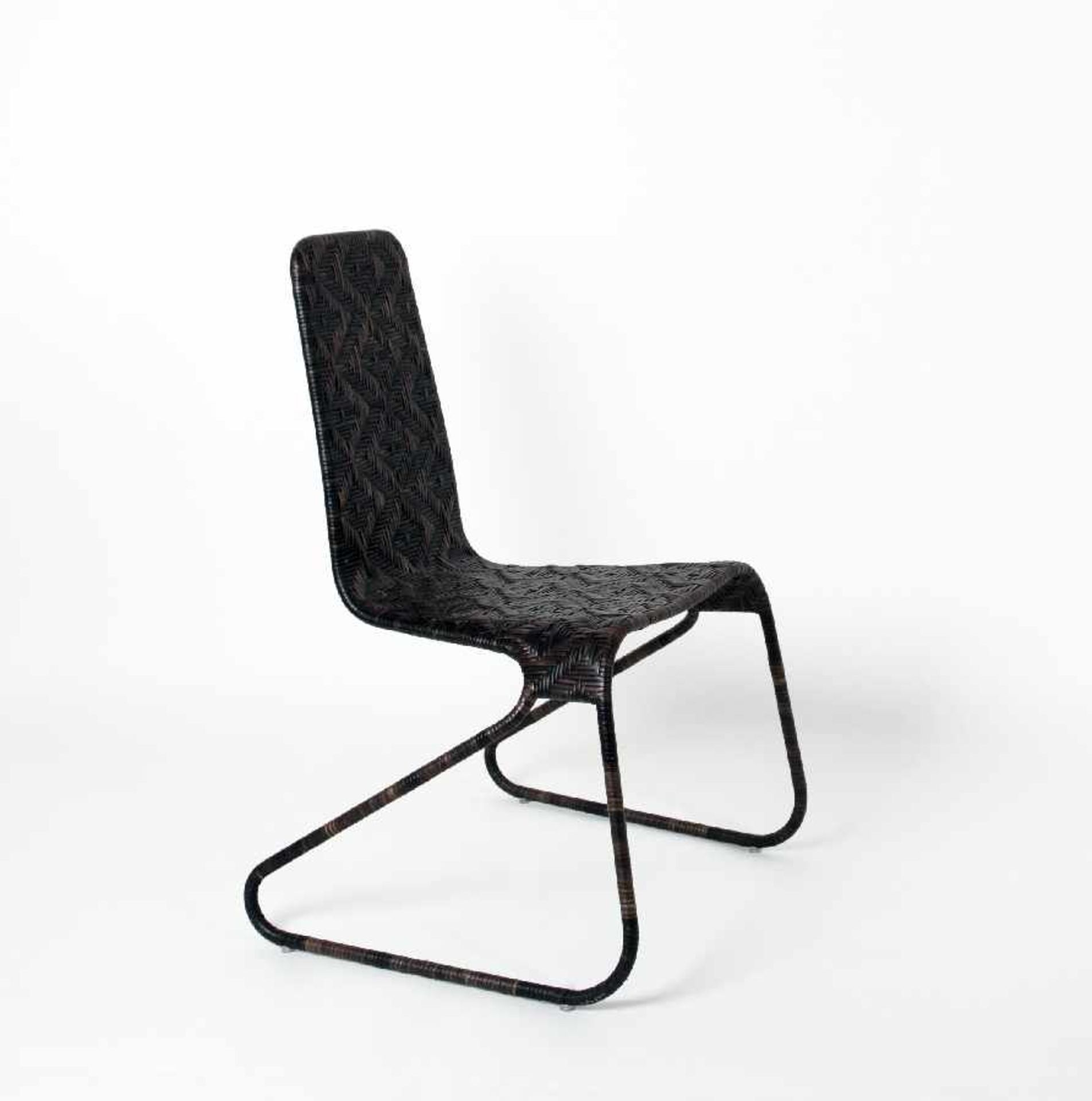 Patricia Urquiola1961 Oviedo, SpanienFlo-Chair, FreischwingerStahlrohr, Weide geflochten, Hersteller