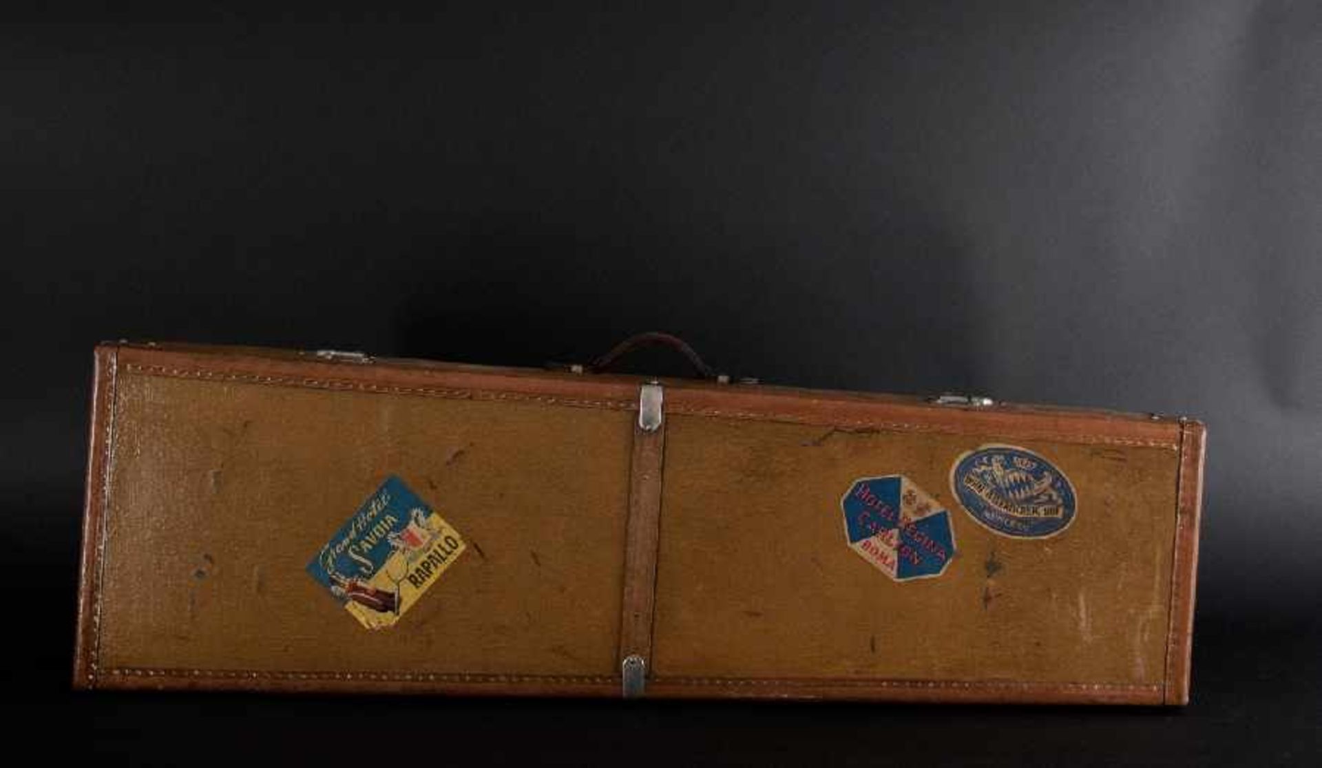 Manufaktur der 1. Hälfte des 20. Jh.3 KofferHolz, mit Leder- und Messingbeschlägen, jeweils mit - Image 3 of 5