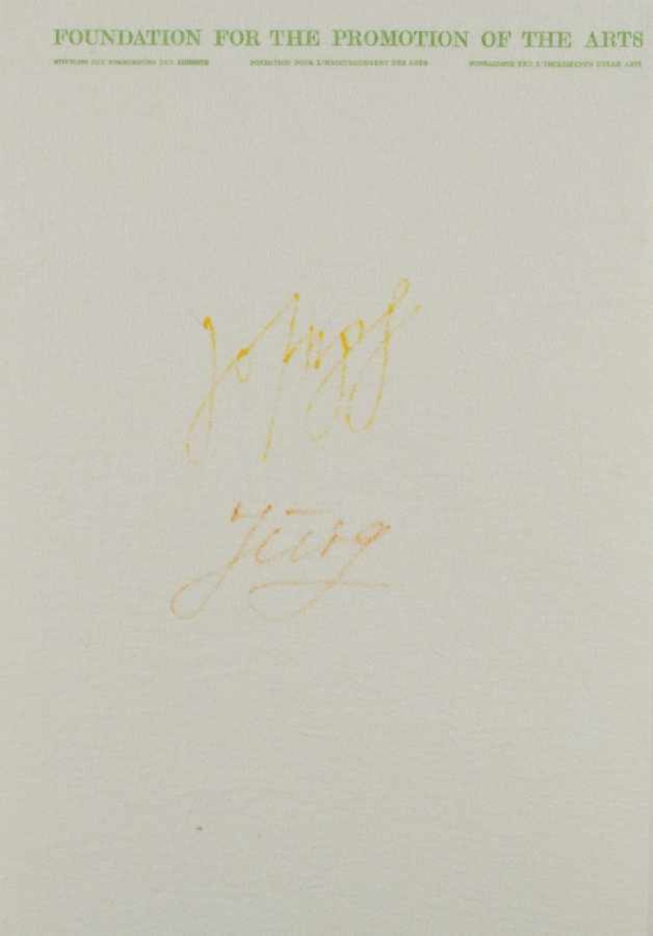 Joseph Beuys1921 Kleve - 1986 DüsseldorfFondazione per l'incremento delle arti5 Filzbögen mit - Image 4 of 6