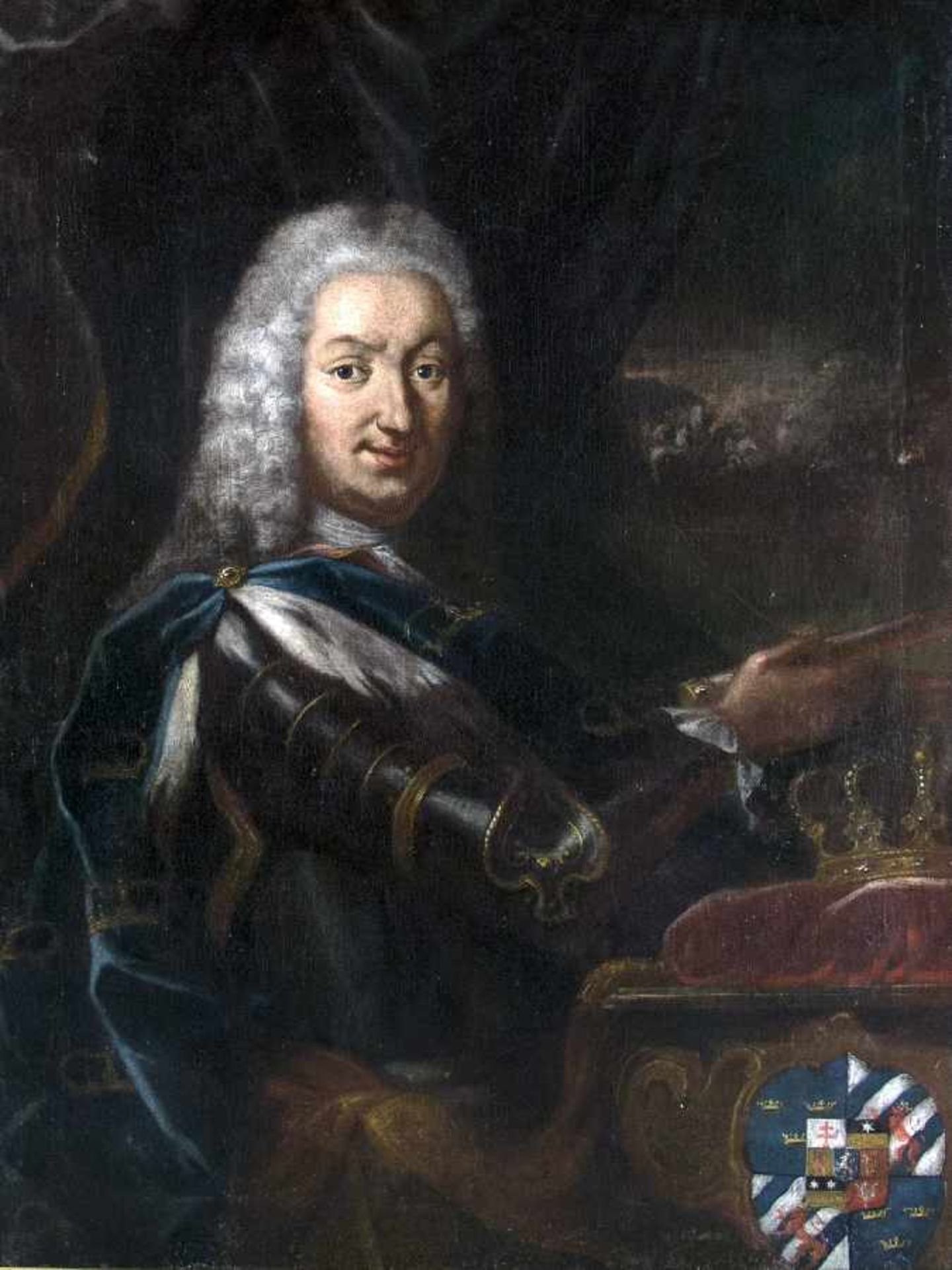 Portraitmaler des 17. Jh.Bildnis Kaiser Karls VII.Öl auf Lwd; H 94,5 cm, B 71,5 cmPortrait painter