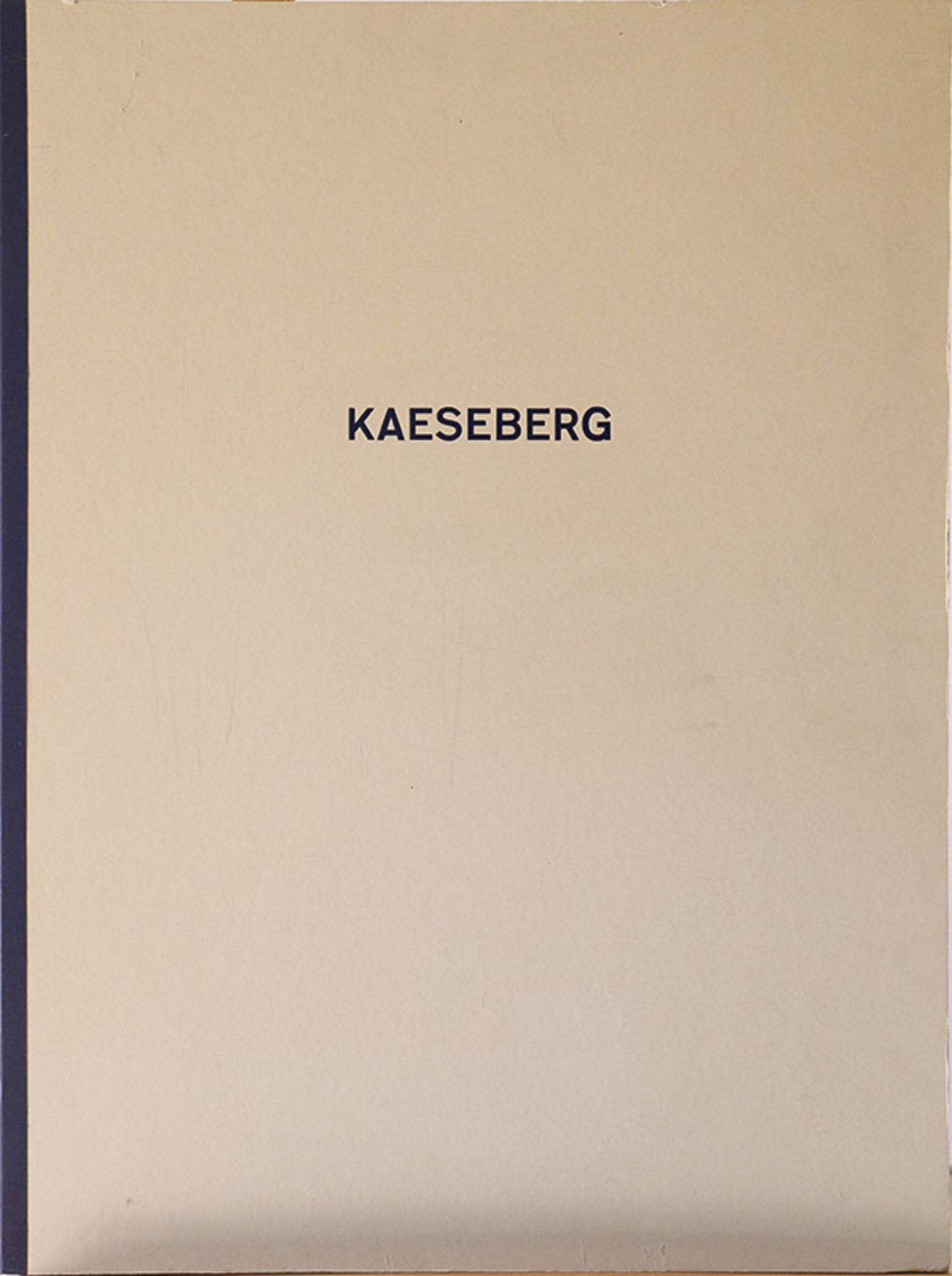 MappeKaeseberg (Thomas Fröbel) (*1964)19964 Farblithographien. Auflage 100. Stein: 61 x 46 cm.