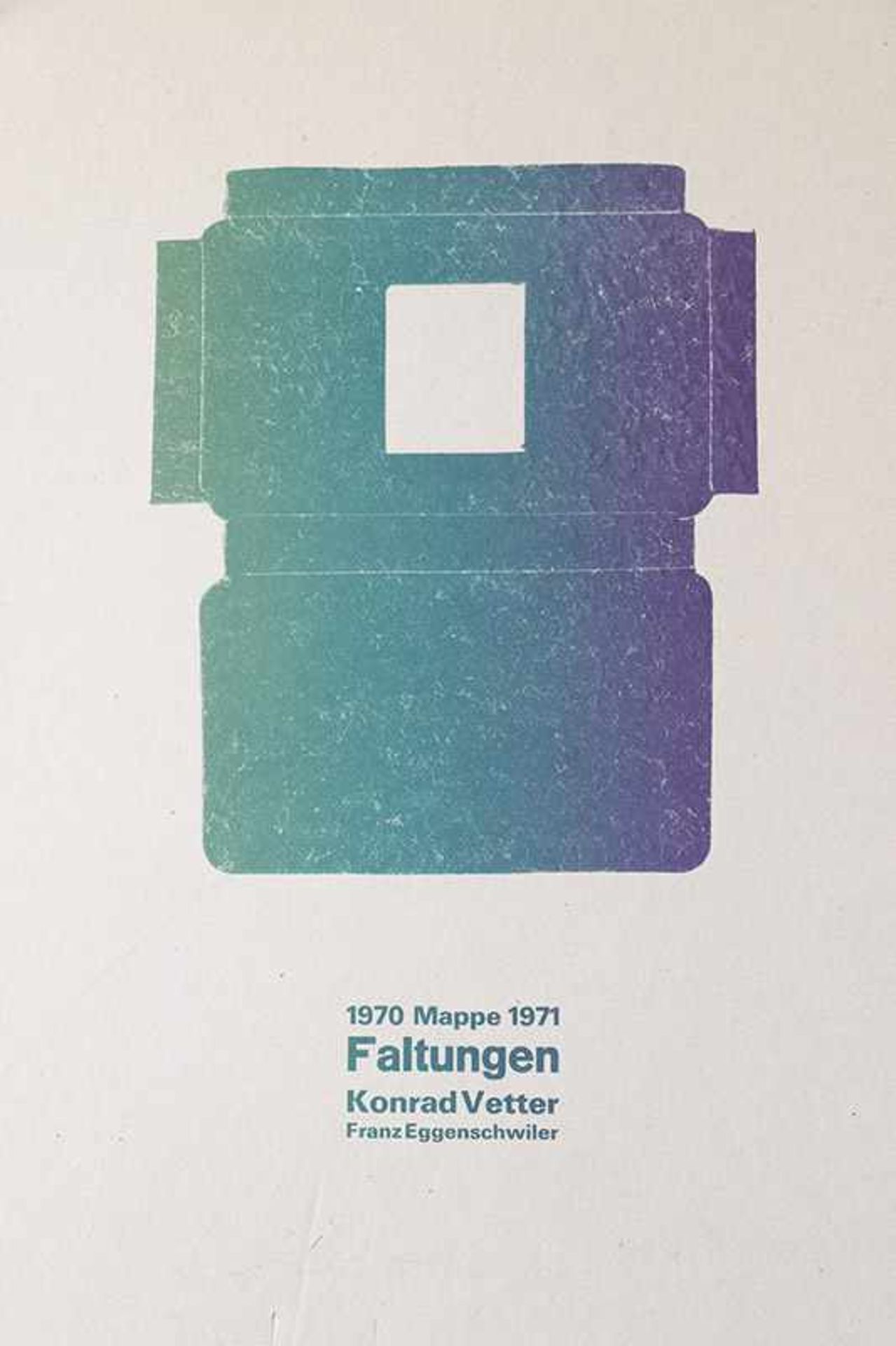 Mappe FaltungenFranz Eggenschwiler (1930-2000) und Konrad Vetter (*1922)1971Mappenwerk mit 42