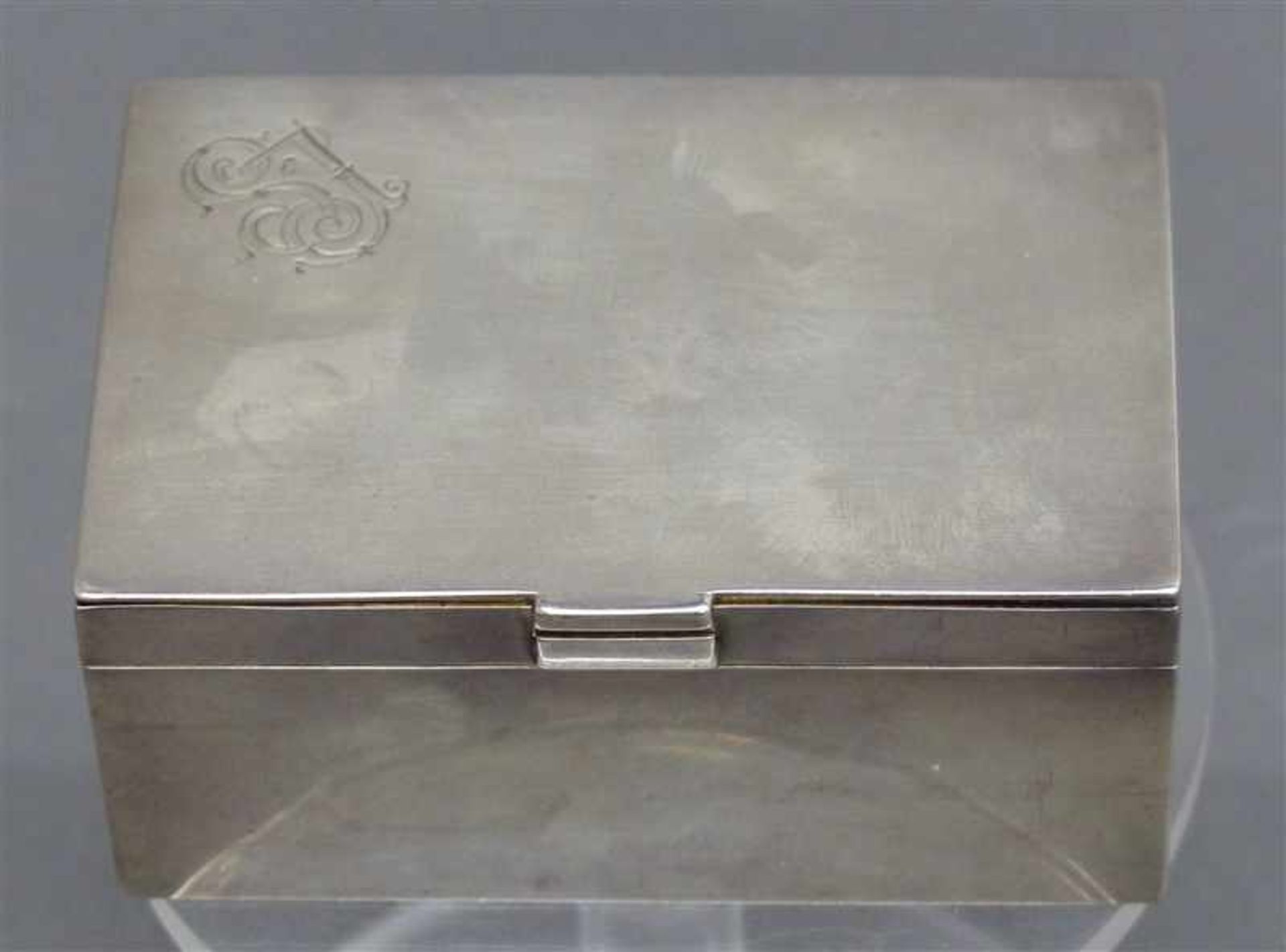 Deckeldose, 19. Jh.Silber punziert, Deckel mit Geheimfach, Miniatur "Nackte Haremsdame", - Bild 3 aus 3