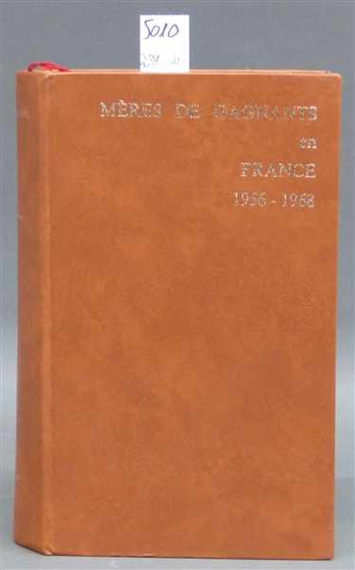 Vollblutbuchfranzösisches Stutenbuch von 1956-1968, Auflistung aller Vollblutzuchtstuten mit allen