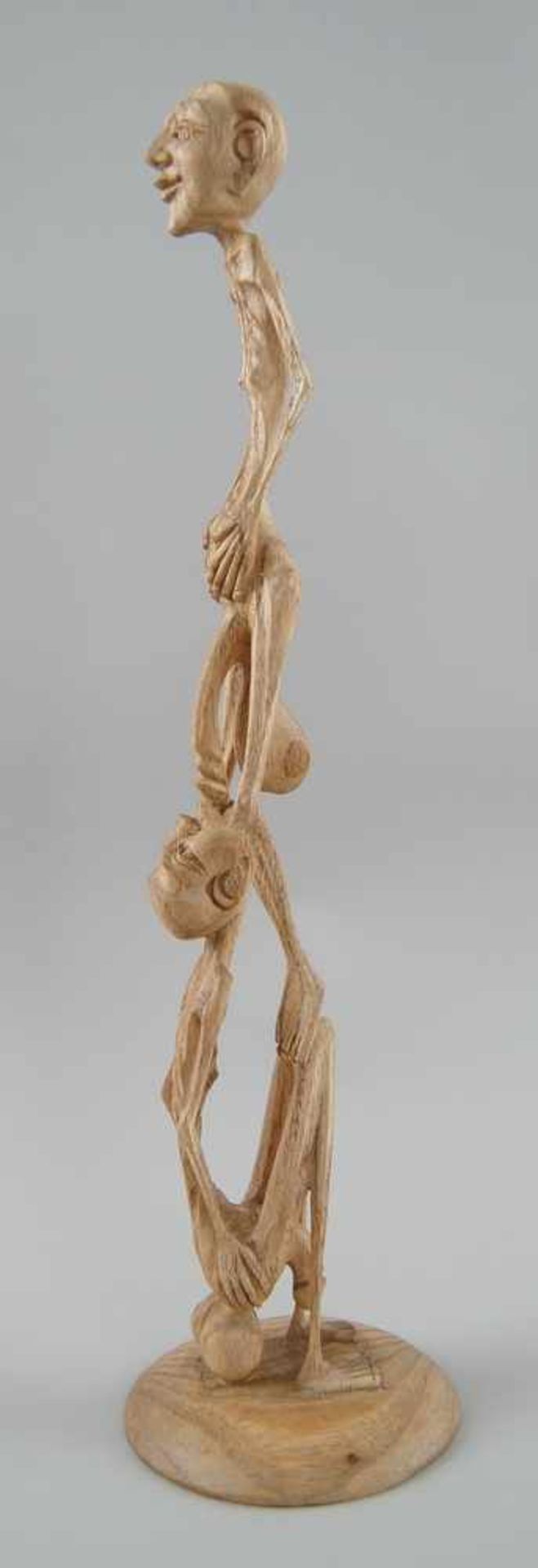 Fruchtbarkeitsskulptur / Ritualskulptur, Holz geschnitzt, H 41cm