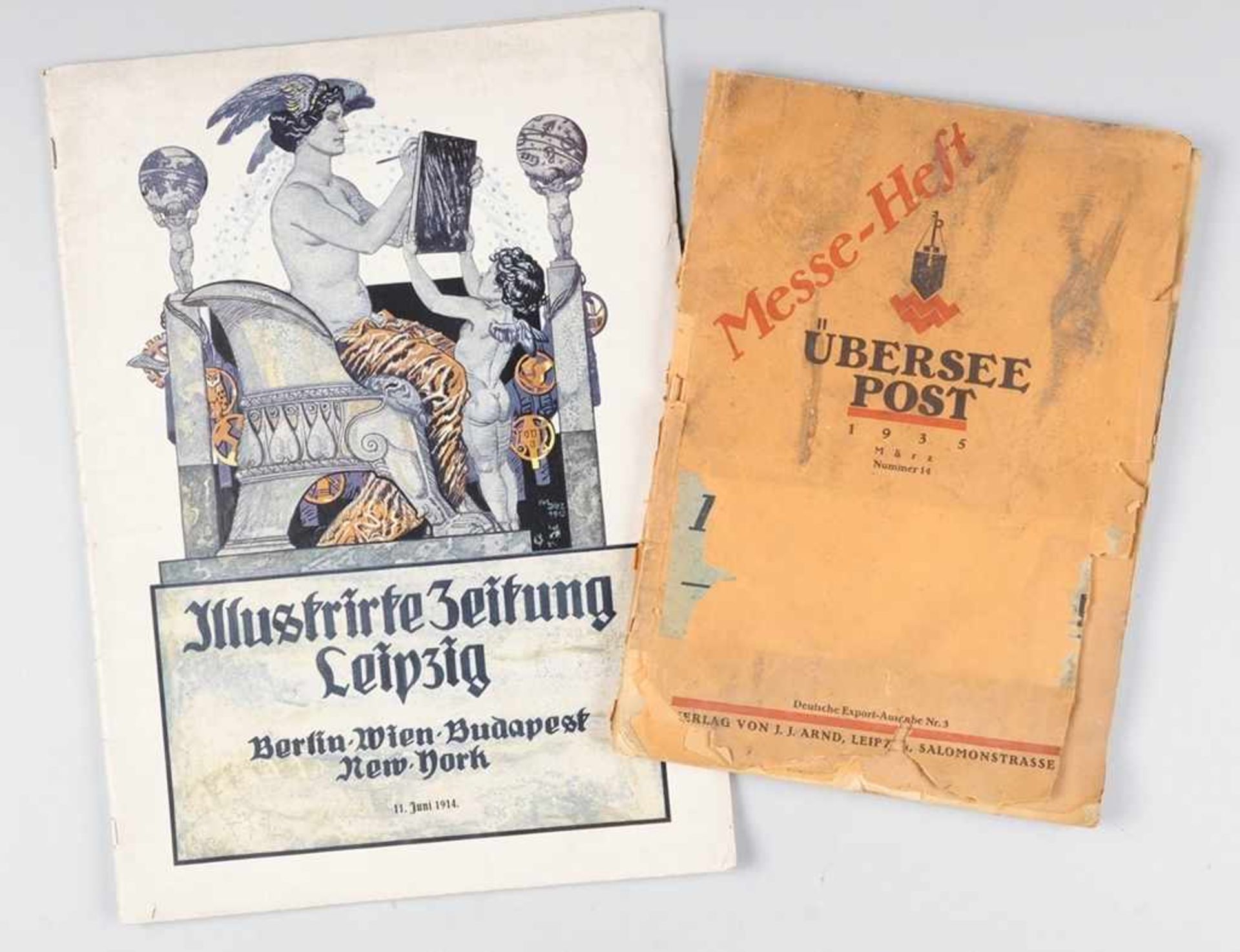 Zwei Zeitschriften "Illustrierte Zeitung Leipzig", Nr. 3702. Verlegt bei J.J. Weber, Leipzig, 11. - Image 2 of 3