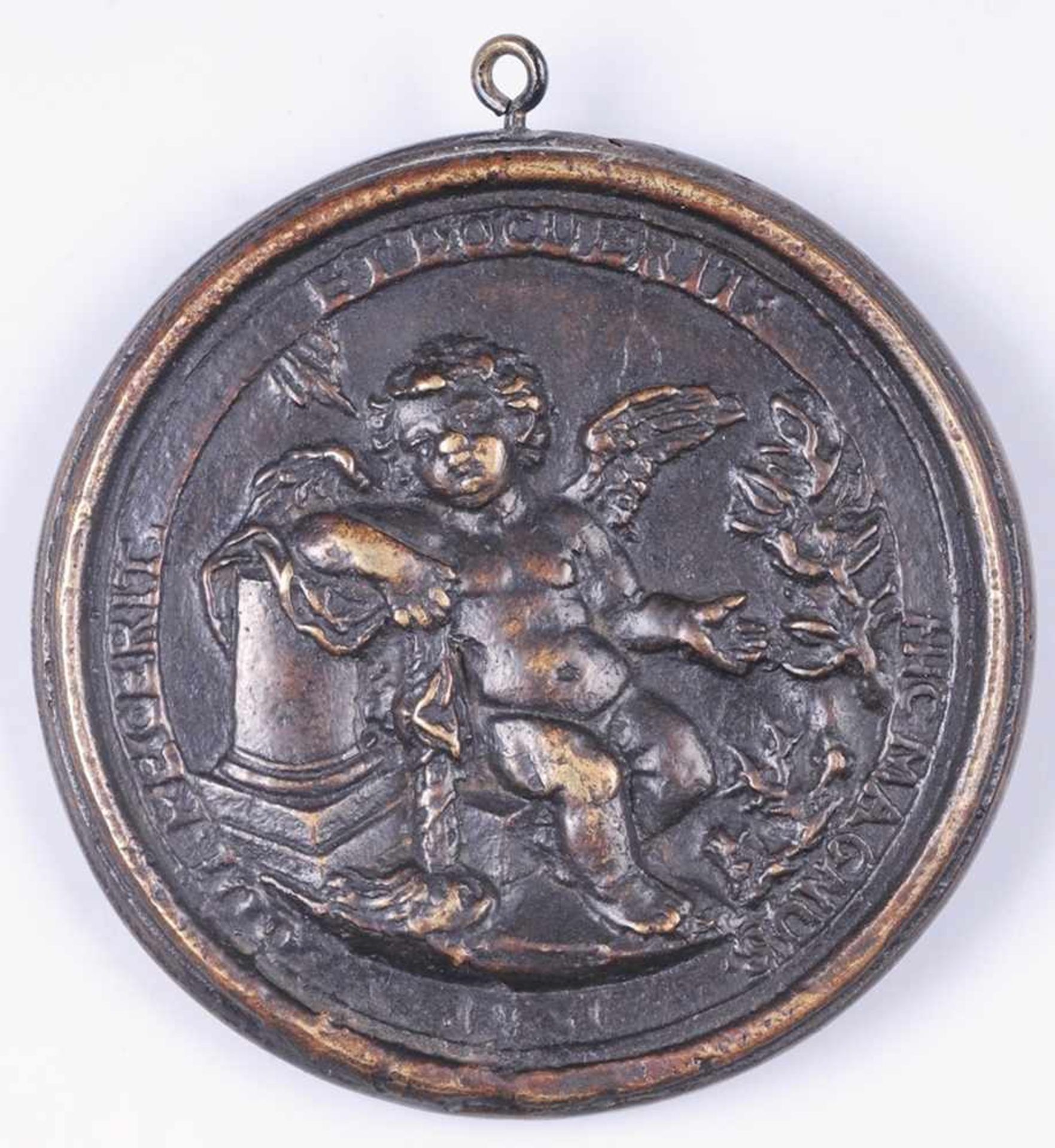 Medaille "Padre Bernardo Toselli" Bronze, patiniert. Profilrand. Avers im Relief Halbprofil des - Bild 2 aus 2