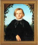 Steinle, Eduard Jakob von (1810 Wien - 1886 Frankfurt a. M.) Öl/Lwd. Porträt eines Knaben unter