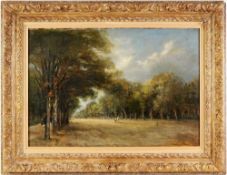 Rosalbin de Buncey, Marie-Abraham (1833 Chatillon-sur-Marne - 1891 Paris) Öl/Lwd. "Le Avenue de