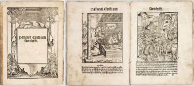 "Passional Christi und Antichristi"von Philipp Melanchthon und Martin Luther. Mit Holzschnitten