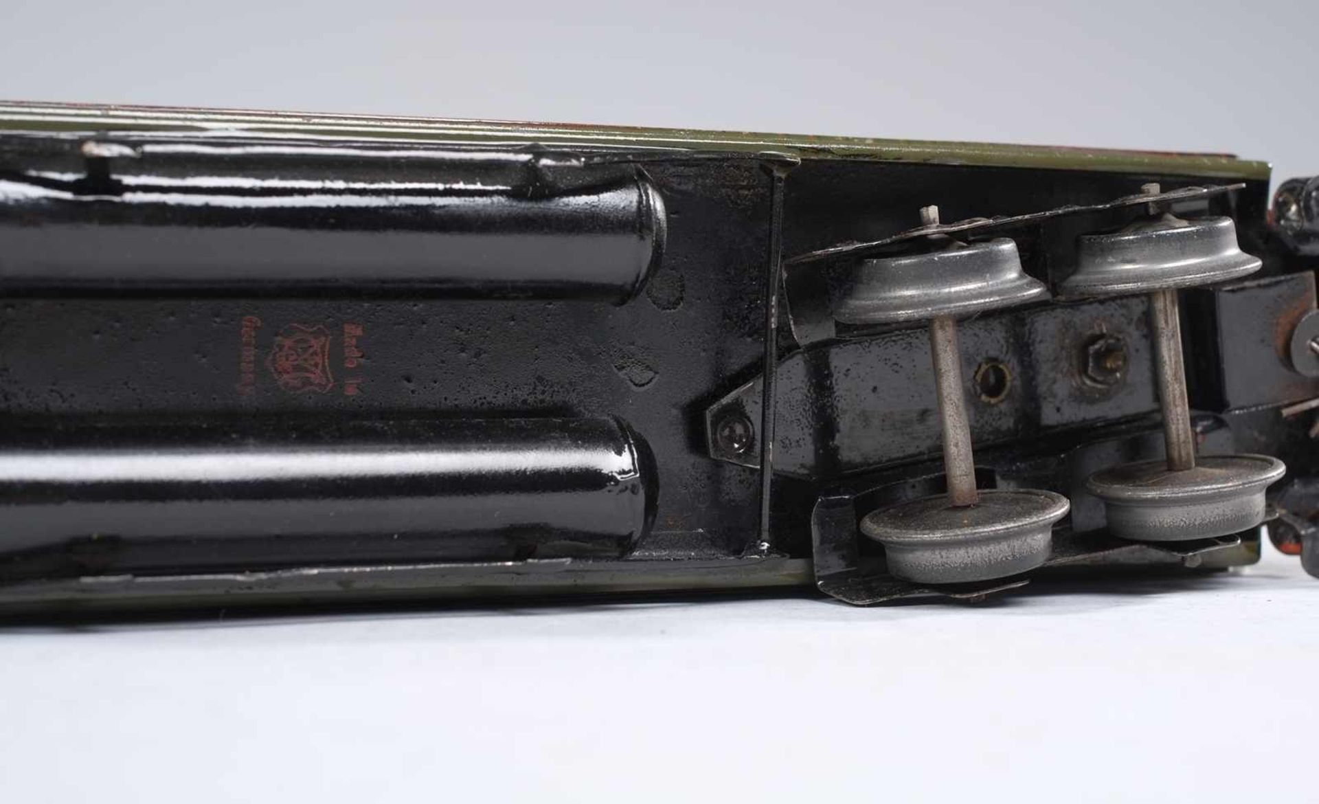 Märklin-Schlafwagen Nr. 1947Märklin S0, Schlafwagen, Teak-Optik, an den Stirnseiten Lampenbuchse - Bild 2 aus 3