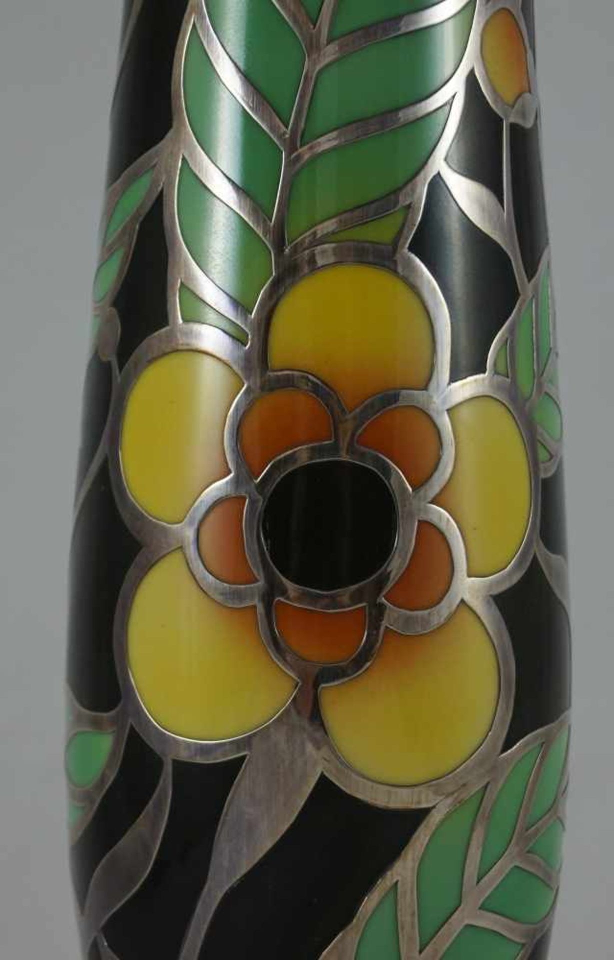 Fürstenberg Vase im Art-Deco-Stil Vase im Art-Deco-Stil, Fürstenberg, Höhe 31 cm, in sehr gutem - Bild 2 aus 3