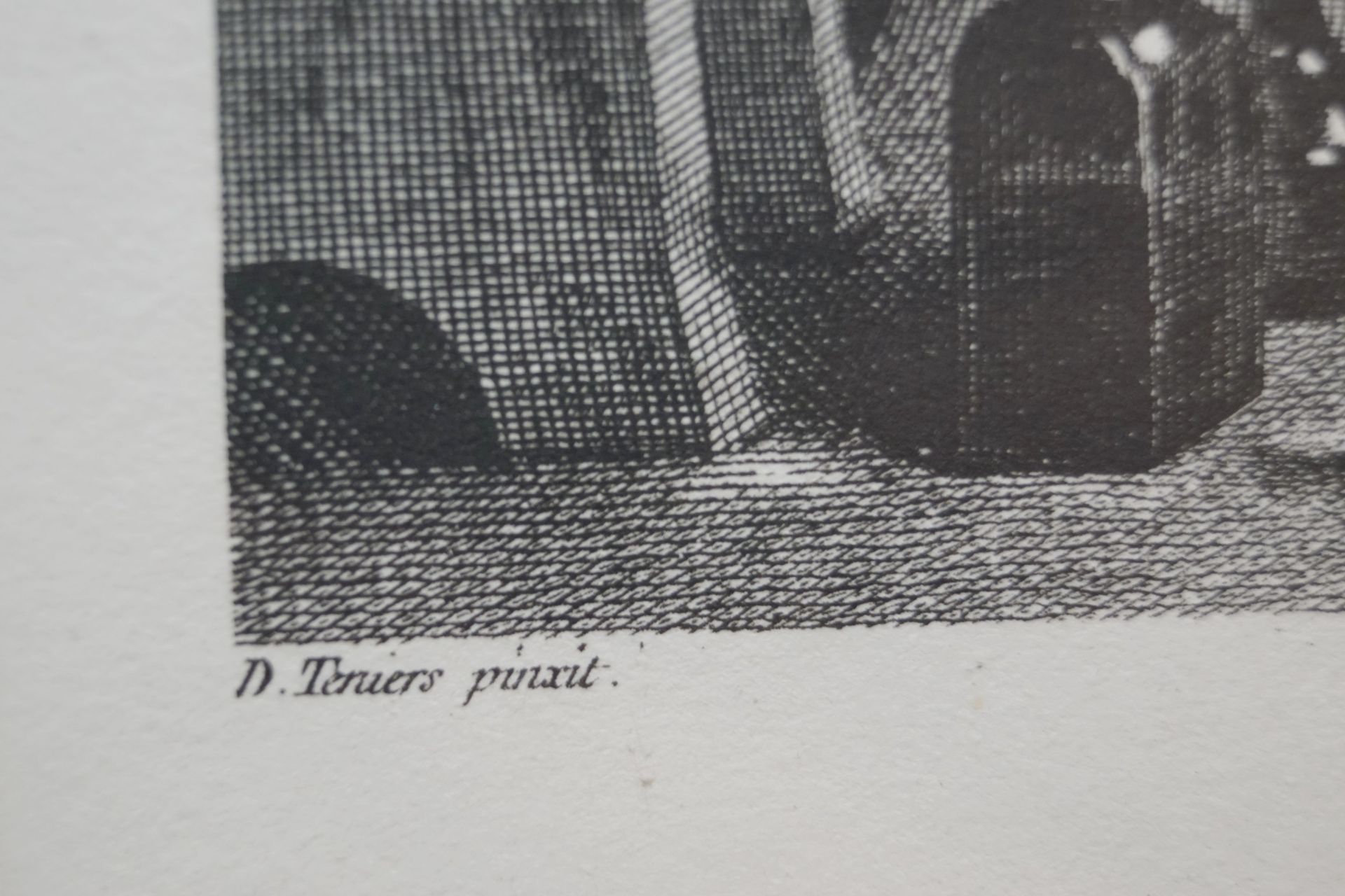 "Le Medecin Empyrique" Jean Baptiste Tardieu Stich nach einem Bild des Malers David Teniers, ca. - Bild 2 aus 2