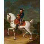 Daniel Chodowiecki, copy afterFrederick the Great on Horseback Oil on canvas (relined). 60 x 49.8