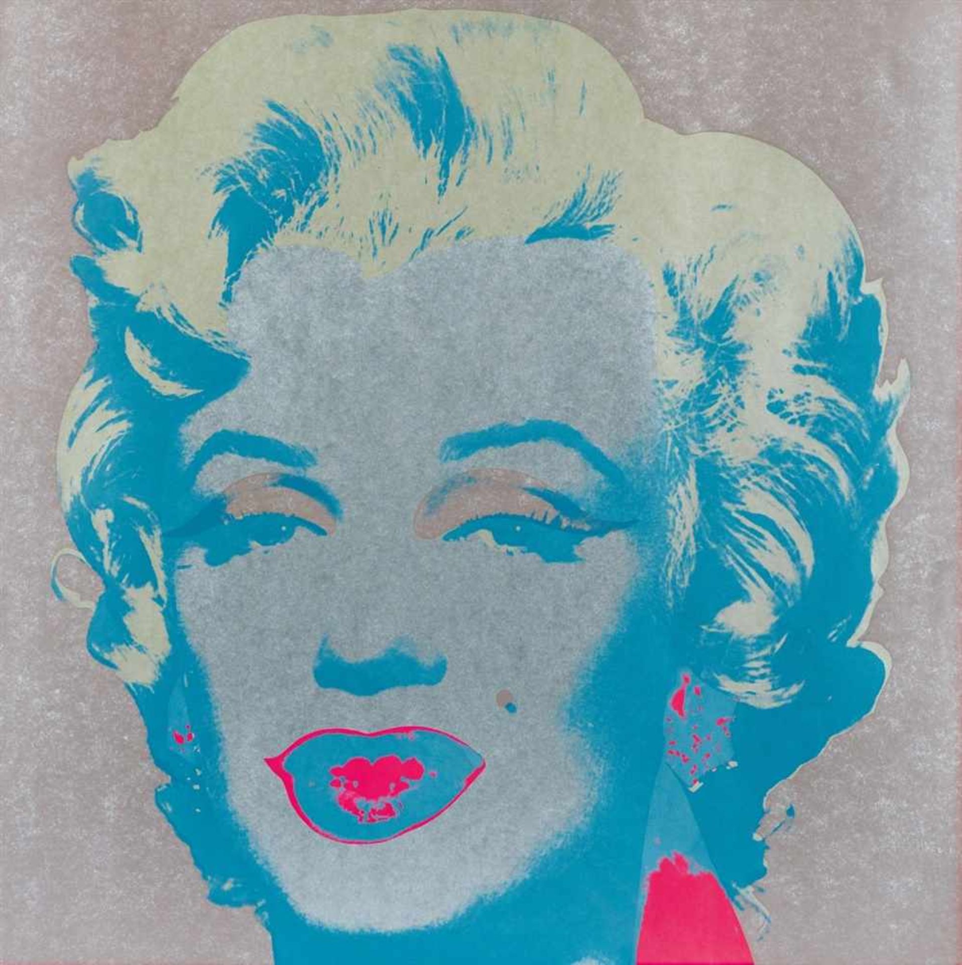 Andy WarholMarilyn Monroe (Marilyn) Farbserigraphie auf Karton. 91,4 x 91,4 cm. Unter Glas