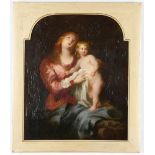 Antonis van Dyck, NachfolgeMadonna mit Kind Öl auf Karton. 36,5 x 30 cm. Anthony Van Dyck,