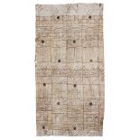 PAINTED BARK CLOTH 334 cm. long PAINTED BARK CLOTH 334 cm. long