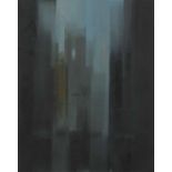 Michael Van OfenRue Neuve Notre DameÖl auf Leinwand. 200 x 160 cm. Rückseitig auf der Leinwand