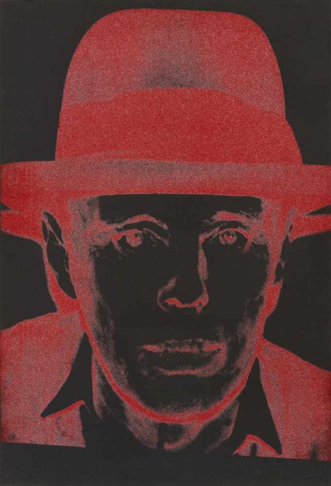 Andy WarholJoseph Beuys3 Farbserigraphien, teils mit Diamantstaub, auf Karton. Je 112 x 76,5 cm. - Image 4 of 4