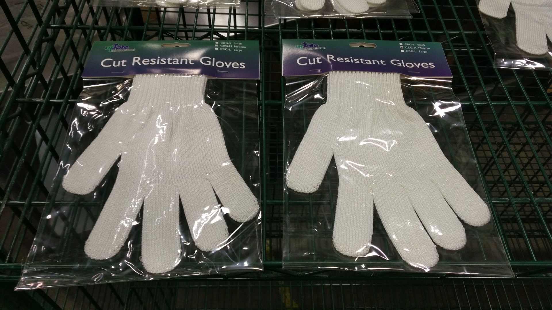 Medium (9.5") Cut-Resistant Gloves - Lot of 2