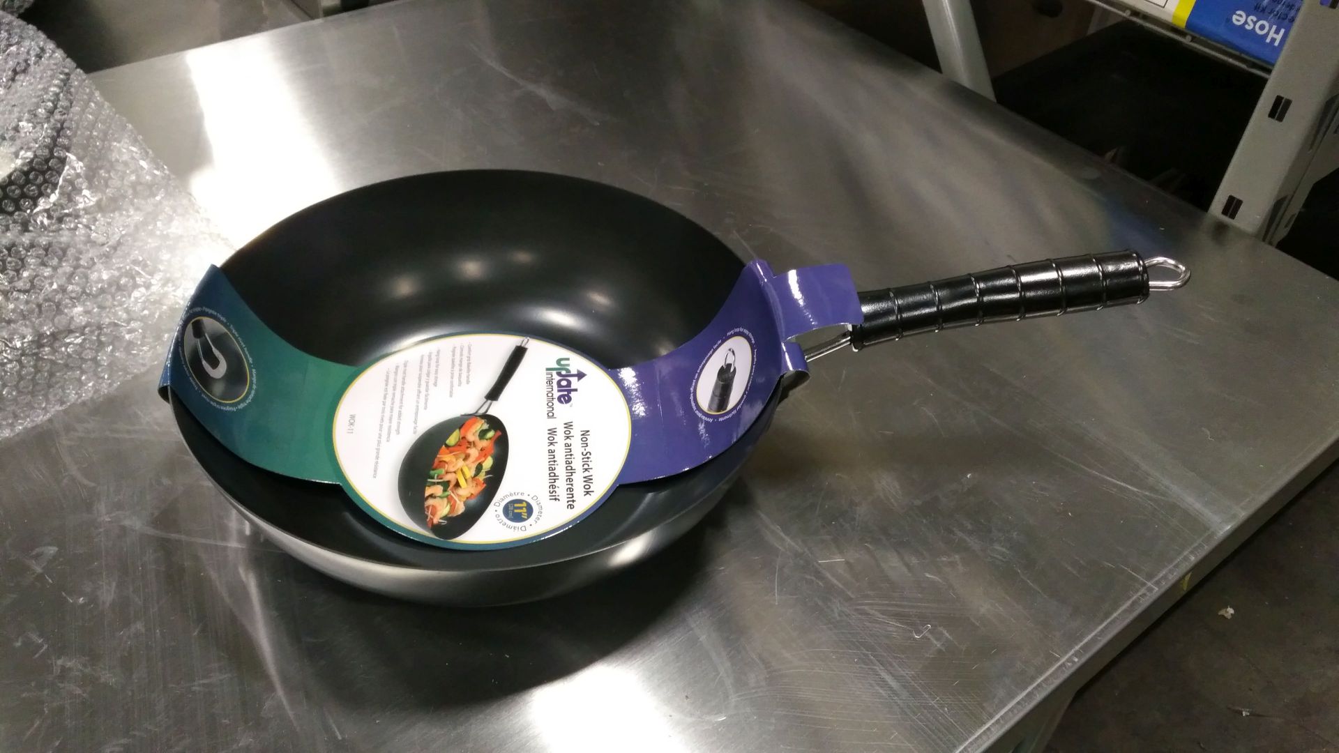 11" Carbon Steel Non-Stick Wok