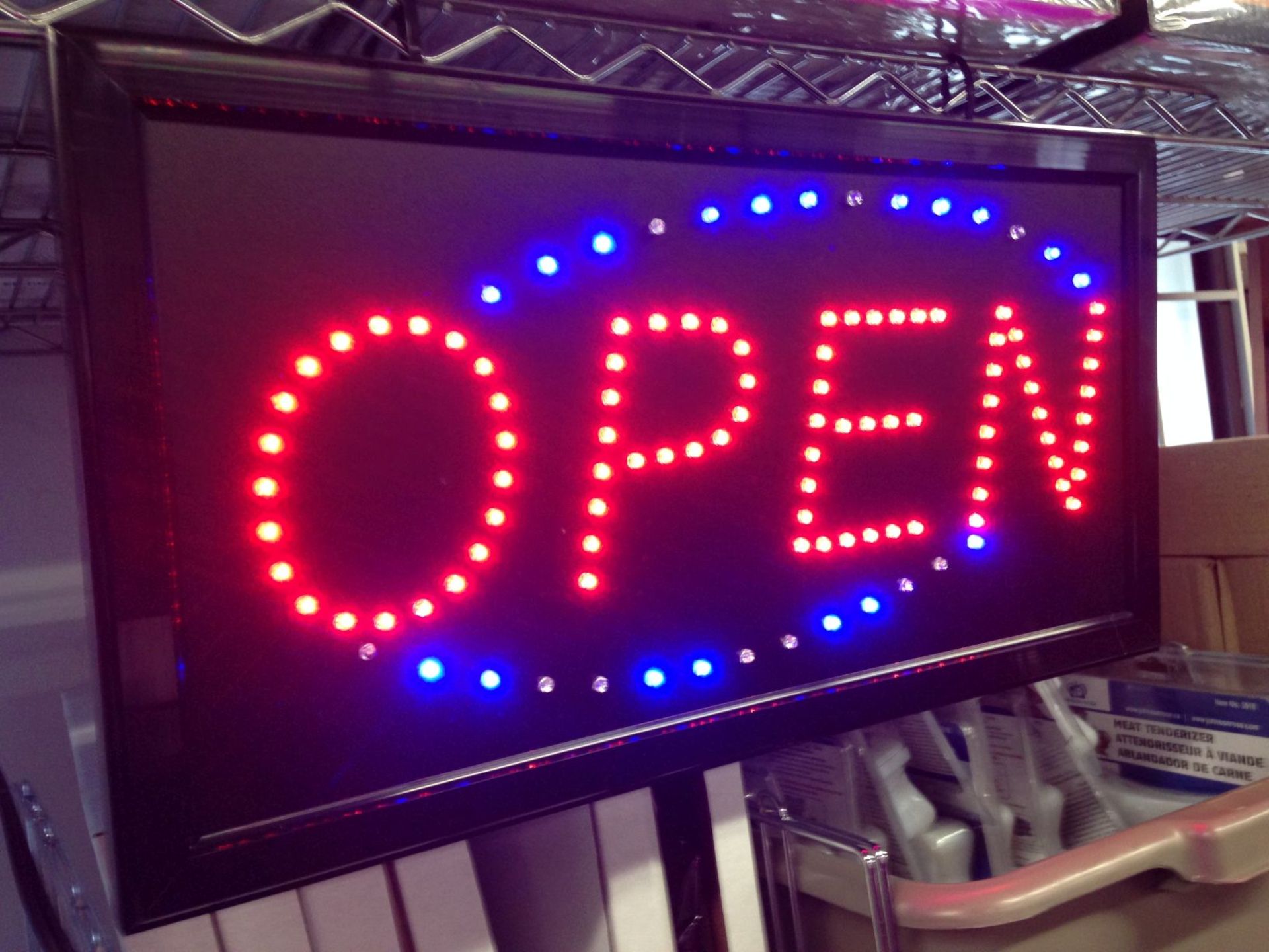 19" x 10" LED Open Sign