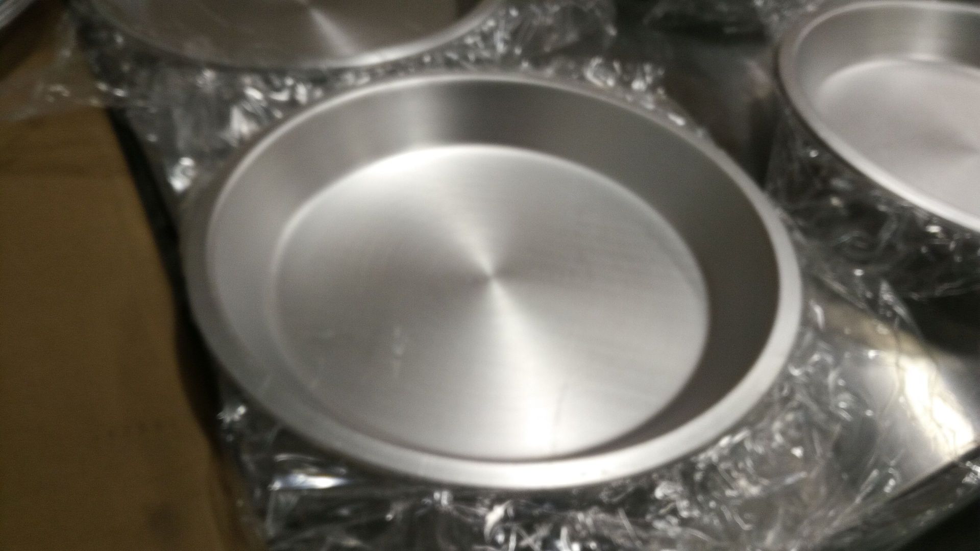 11" x 1.5" Heavy Aluminum Pie Plates - Lot of 3 - Image 2 of 2
