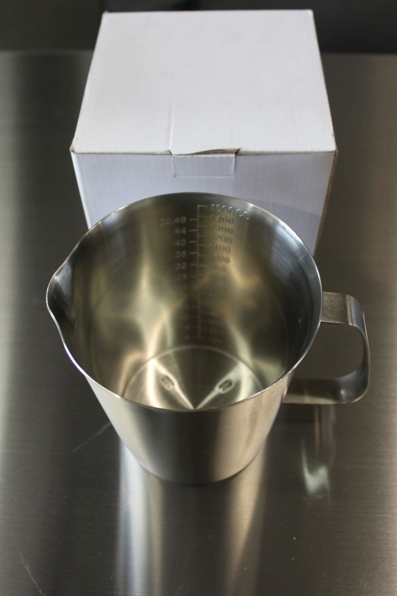 1500ml Heavy Stainless Steel Measure - Image 2 of 3