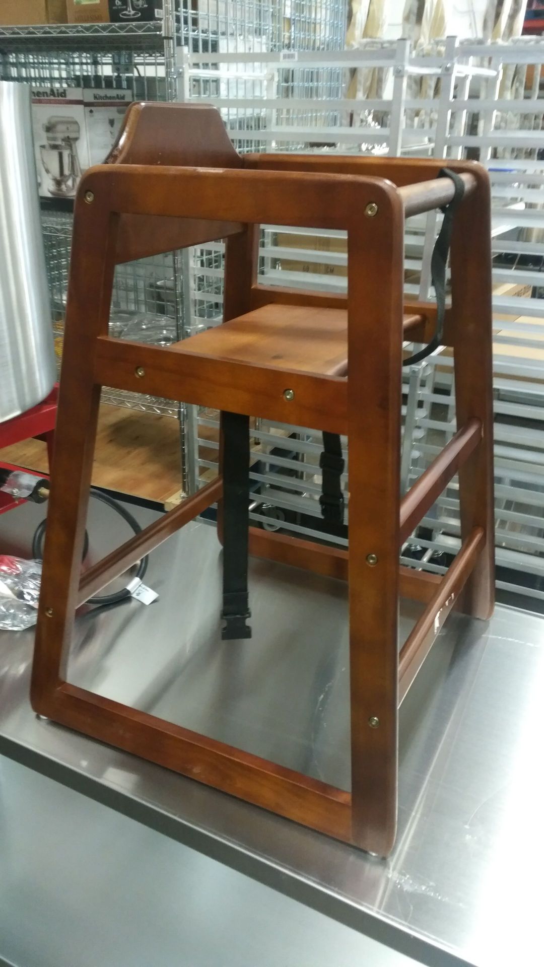 Walnut High Chair - Johnson Rose 4506
