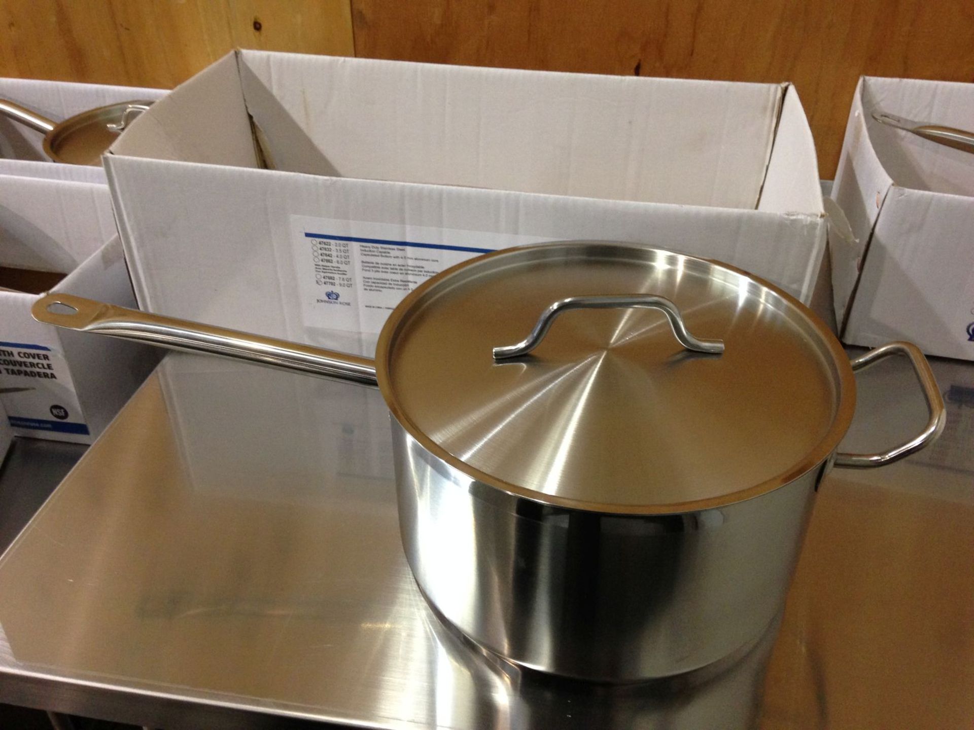 10qt Heavy Duty Sauce Pan Induction Capable - Image 2 of 3