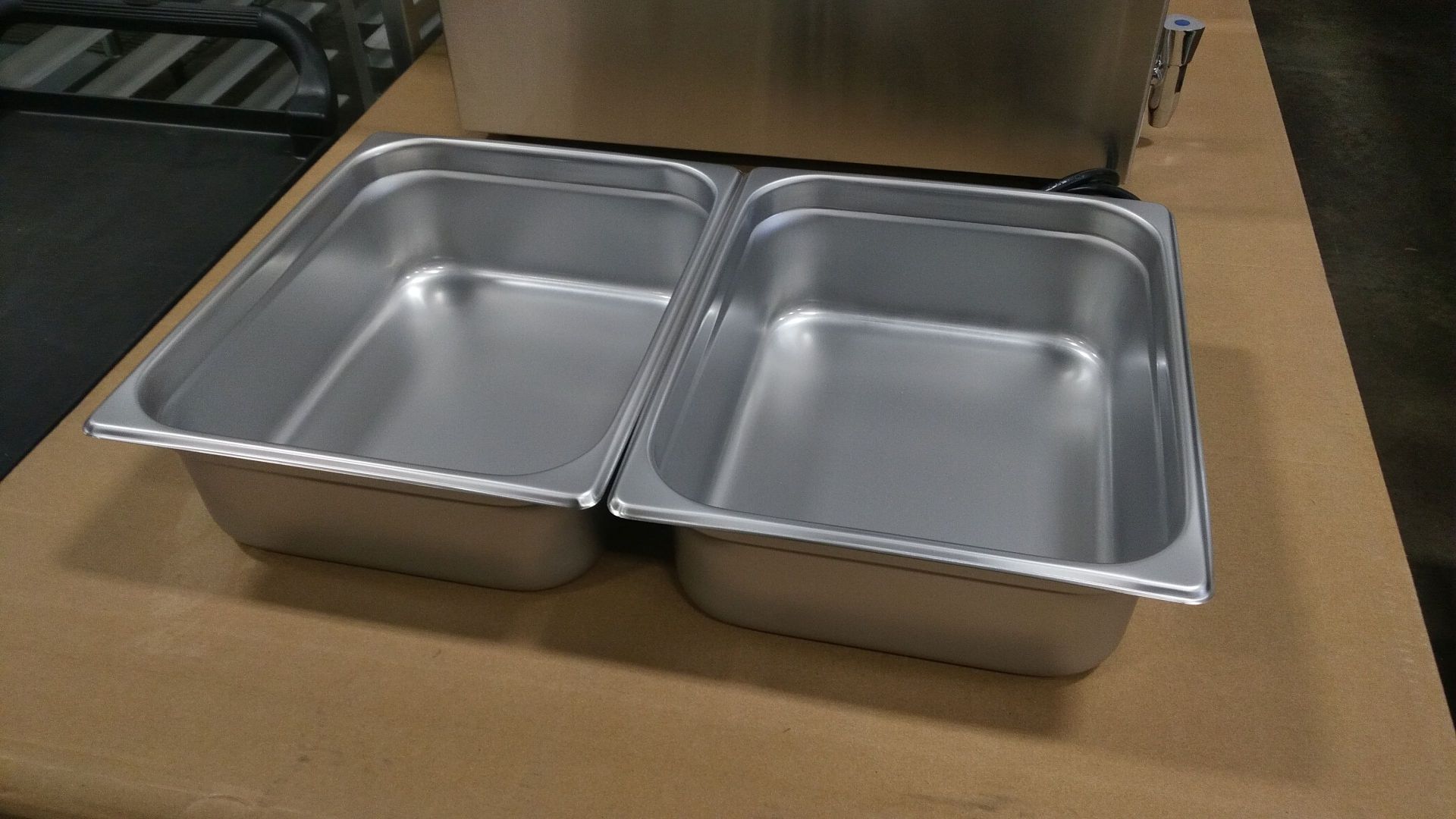 Half Size Insert Steam Pans - Lot of 2