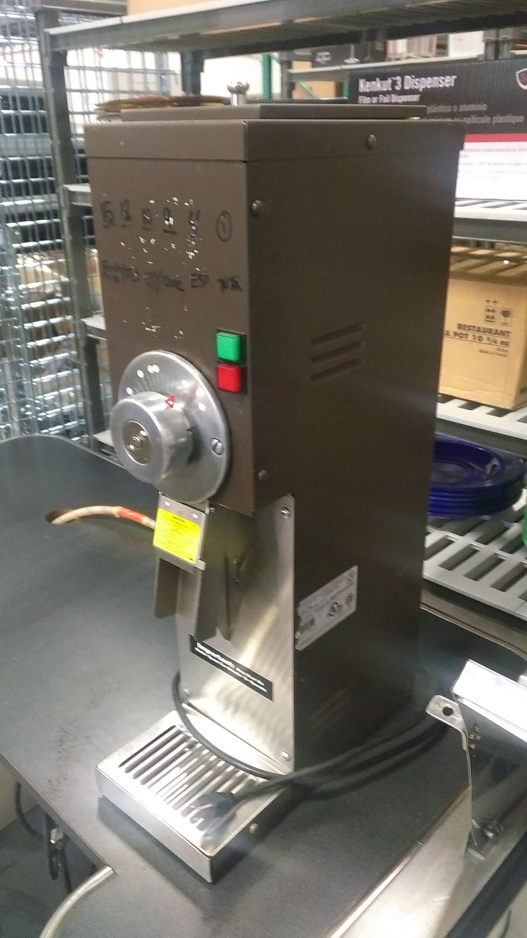 Grindmaster 890 5lb Coffee Grinder 120v, tested/working - Image 2 of 3