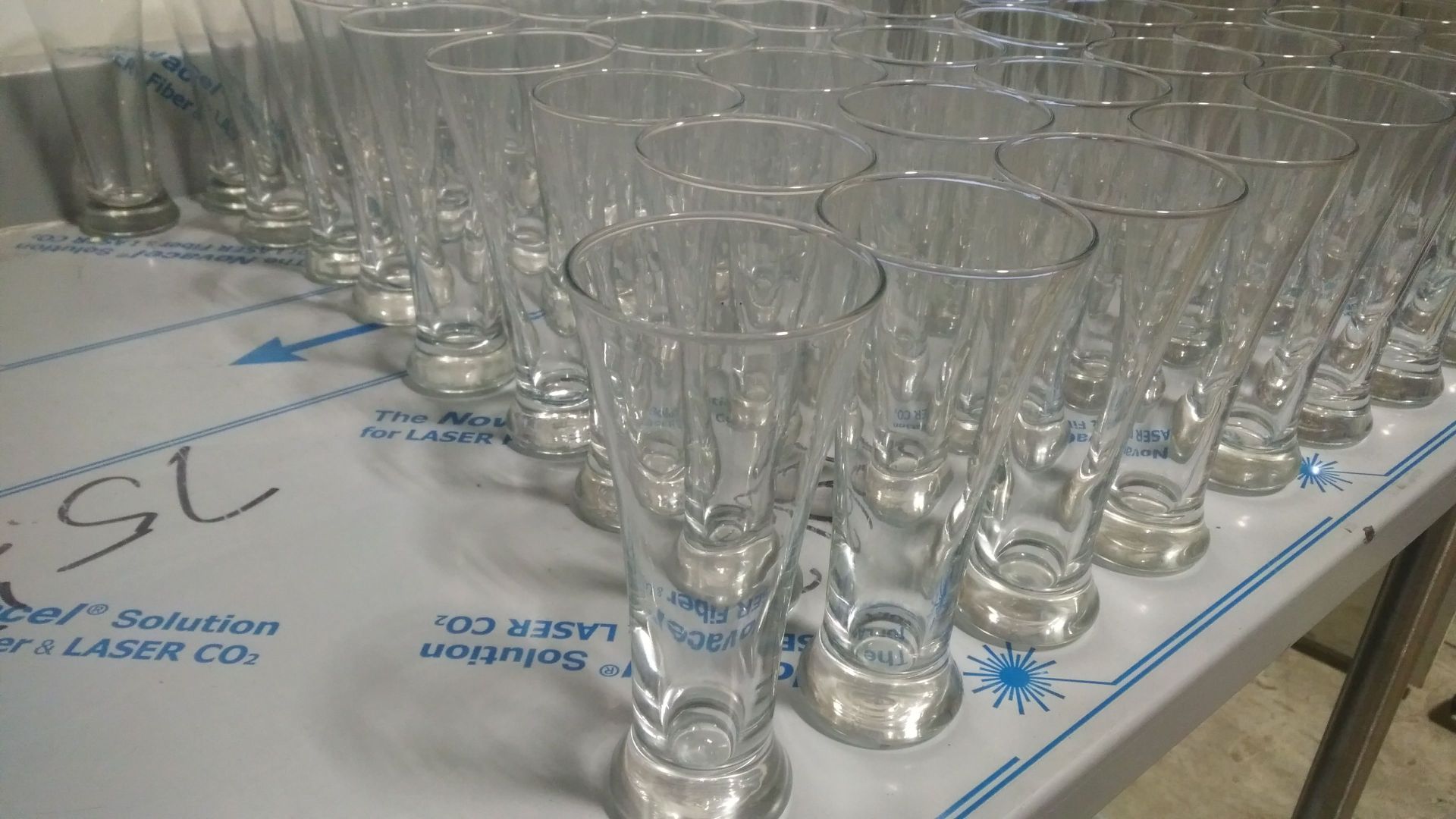 13oz Pilsner Glasses - Lot of 88