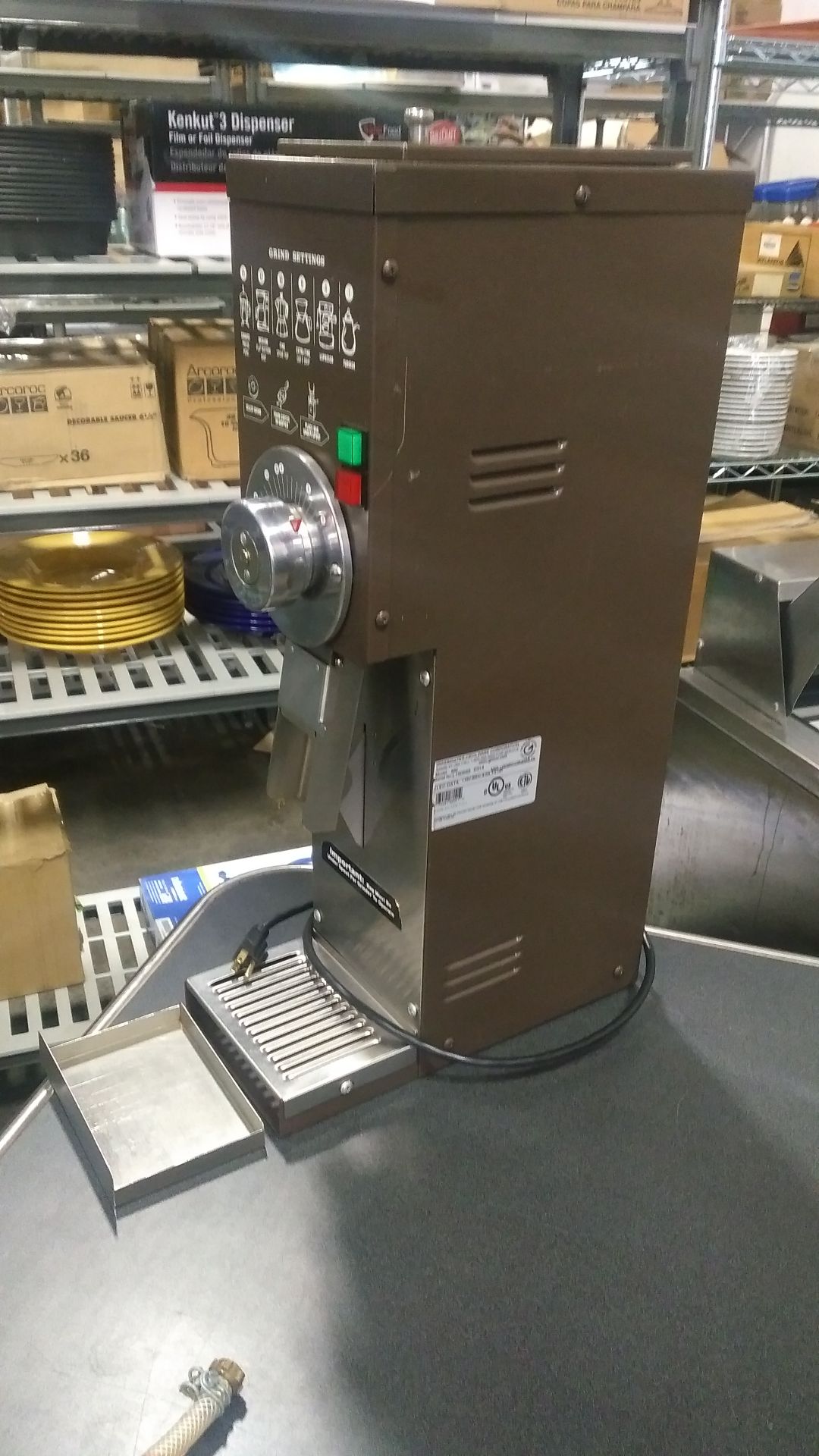 Grindmaster 890 5lb Coffee Grinder 120v, tested/working - Image 2 of 4