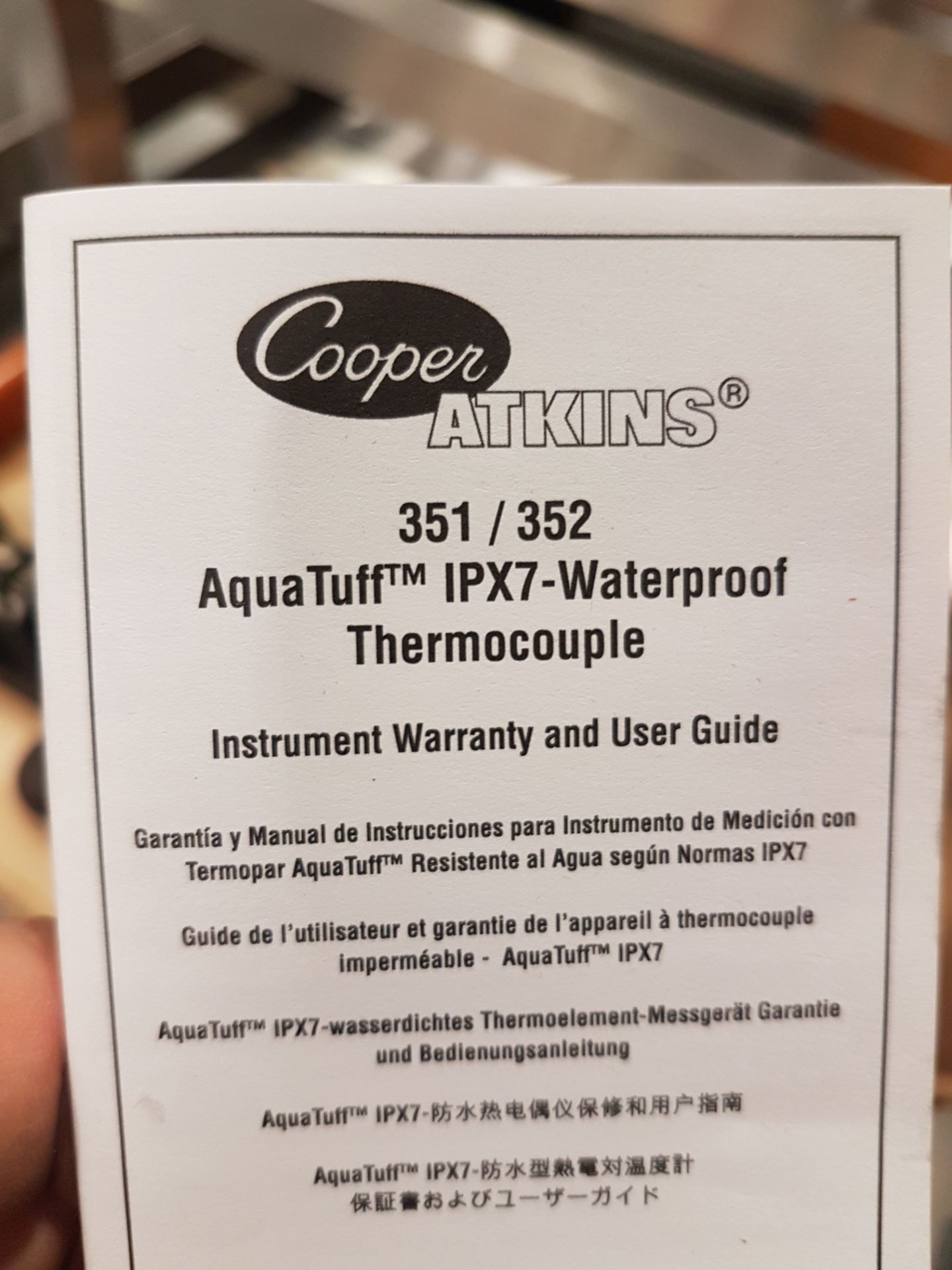 Cooper Atkins Aqua Tuff Waterproof Thermocouple - Image 3 of 4